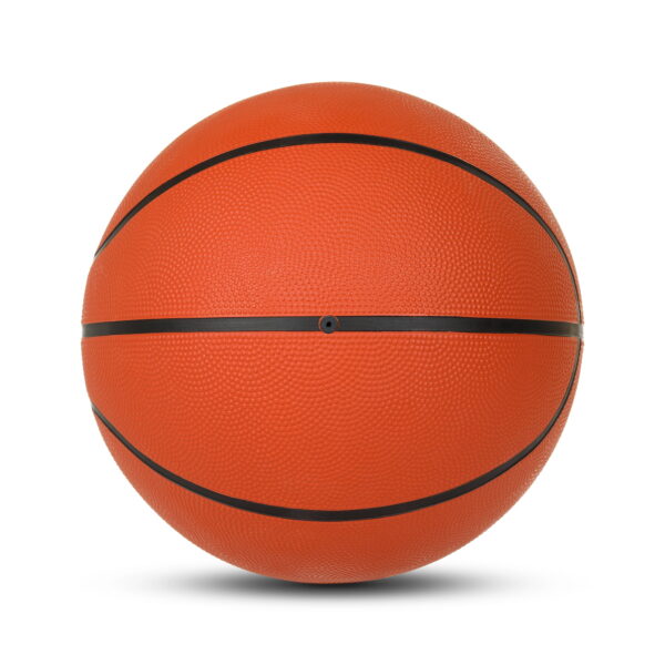 LW Rubber Flat Channel 22" Size 3 Orange Mini Basketball - Image 3