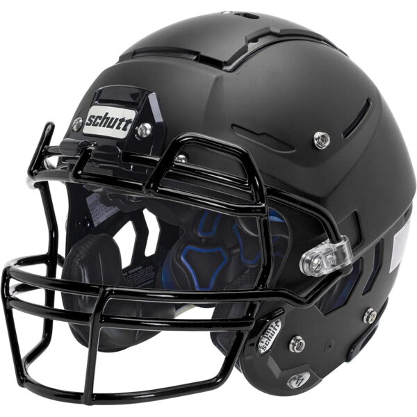 Schutt F7 VTD Adult Football Helmet – Collegiate Package (M, Matte Black)