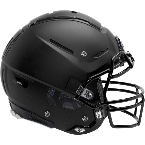 Schutt F7 VTD Adult Football Helmet – Collegiate Package (M, Matte Black) - Image 3