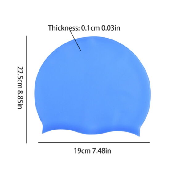 AquaGuard Pro Silicone Swim Cap & Accessory Set - Image 2