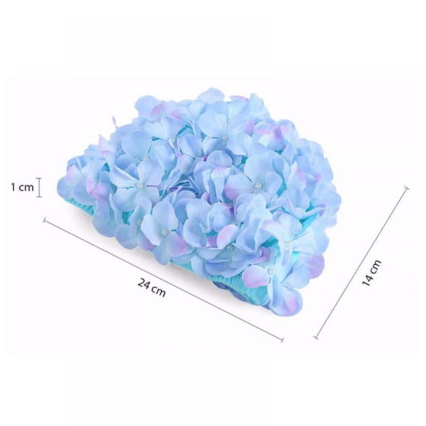 Floral Elegance Women's Retro Swim Cap - Image 5